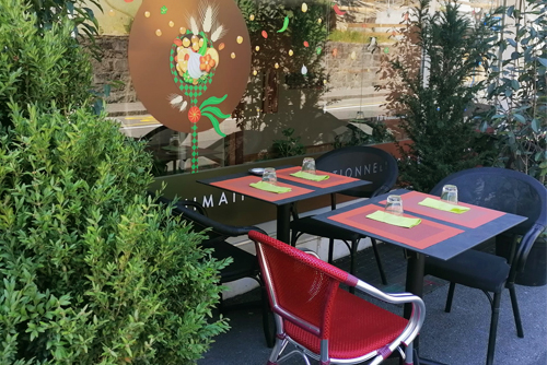 Notre terrasse est ouverte!